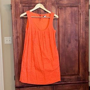Bright Orange J. crew tank dress Size 0